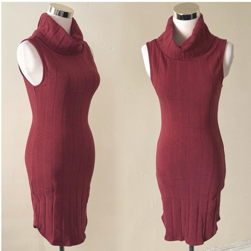 Cowl Neck Sweater Dress